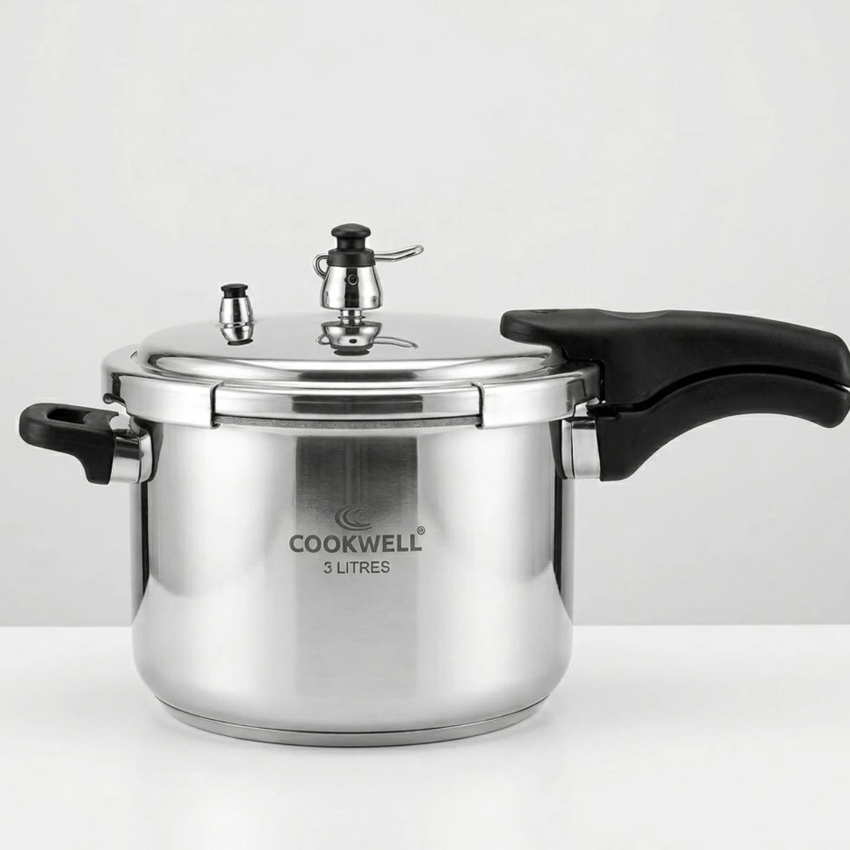Home aluminium pressure cooker 3l