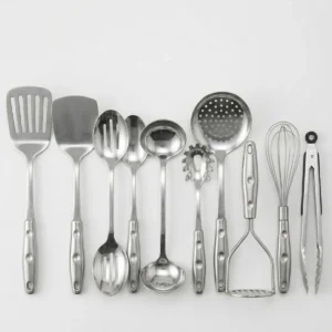 Home stainless steel utensil set (10 pieces)