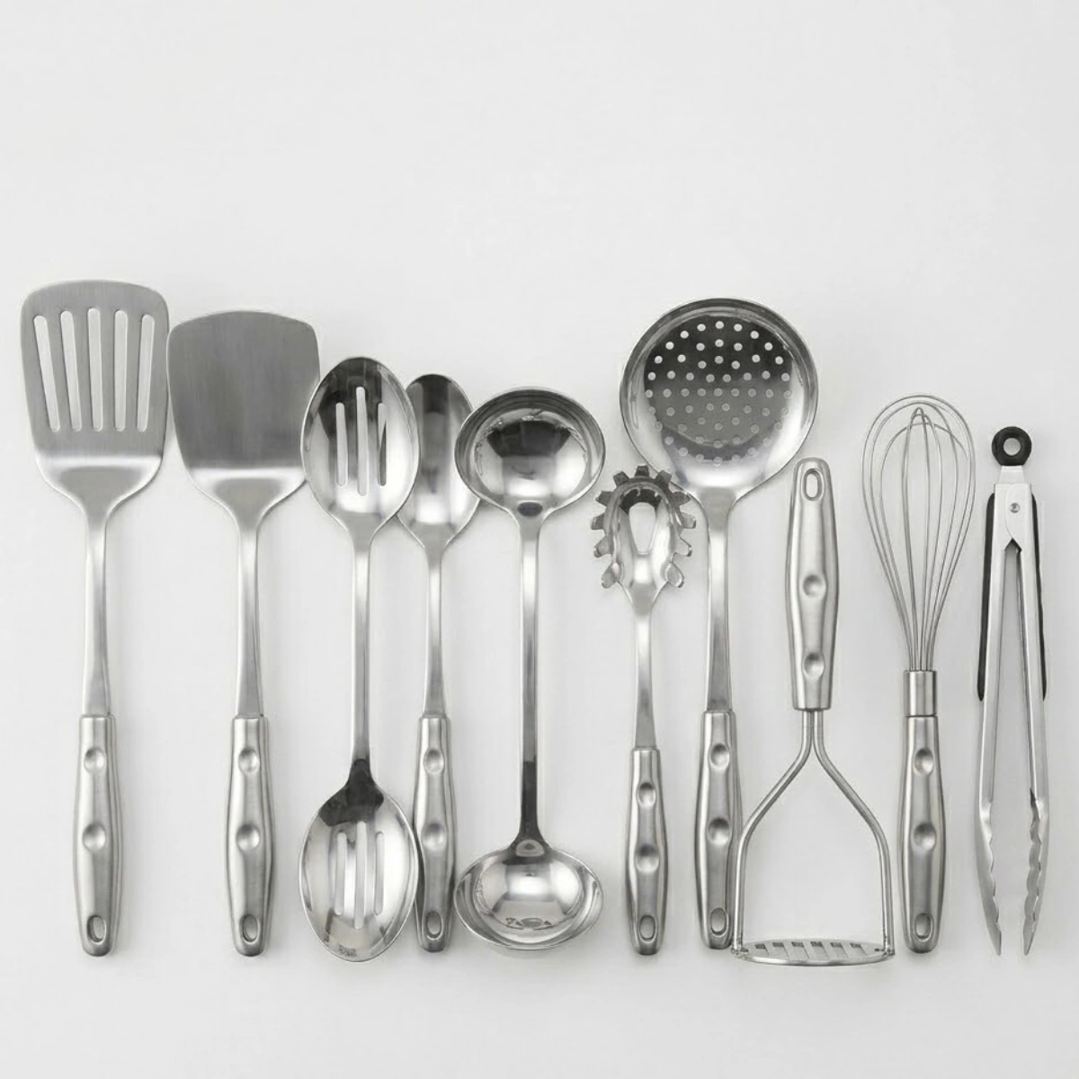Home stainless steel utensil set (10 pieces)